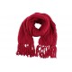 Echarpe Rouge en Laine Winter ANCIENNES COLLECTIONS divers