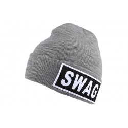 Bonnet Gris à revers Swag JBB Couture ANCIENNES COLLECTIONS divers