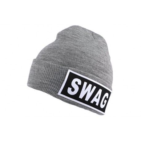 Bonnet Gris à revers Swag JBB Couture ANCIENNES COLLECTIONS divers