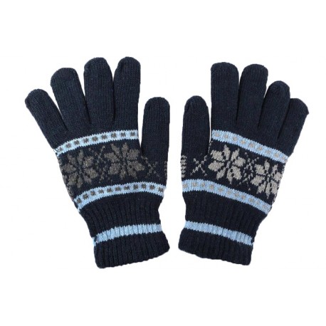 Gants Flocon Bleu et gris ANCIENNES COLLECTIONS divers