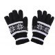 Gants Flocon Noir Gris et blanc ANCIENNES COLLECTIONS divers