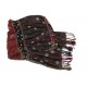 Foulard Rouge et Marron Snek Nyls Création ANCIENNES COLLECTIONS divers