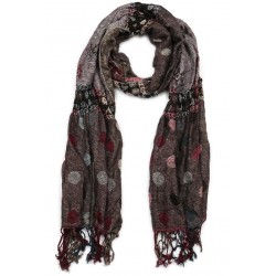 Foulard Gris Rose Snek Nyls Creation ANCIENNES COLLECTIONS divers