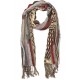 Foulard Rouge et Beige Tyl Nyls Creation ANCIENNES COLLECTIONS divers