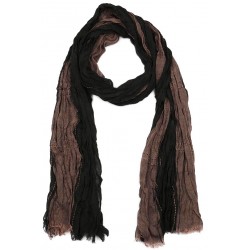 Foulard Marron et Noir Mox Nyls Création ANCIENNES COLLECTIONS divers