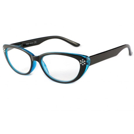 Lunettes Loupe Lorca Noir et Bleu Dioptrie +1 Lunettes Loupes New Time