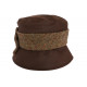 Chapeau de Pluie Helen Chocolat en Coton Huilé ANCIENNES COLLECTIONS divers