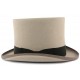 Chapeau Haut de Forme Gris en Feutre ANCIENNES COLLECTIONS divers