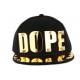 Snapback DOPE Noir et Or Fashion JBB Couture ANCIENNES COLLECTIONS divers