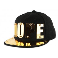 Snapback DOPE Noir et Or Fashion JBB Couture ANCIENNES COLLECTIONS divers