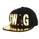 Snapback SWAG Noir et Or Fashion JBB Couture ANCIENNES COLLECTIONS divers