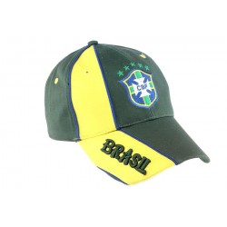 Casquette Baseball Brésil CBF Verte et Jaune ANCIENNES COLLECTIONS divers