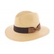 Chapeau paille Toyo Duke Tabac Herman Headwear ANCIENNES COLLECTIONS divers