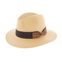 Chapeau paille Toyo Duke Tabac Herman Headwear ANCIENNES COLLECTIONS divers