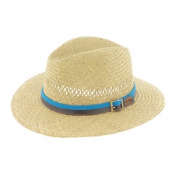 Chapeau paille Glenn naturel ceinture bleu ANCIENNES COLLECTIONS divers