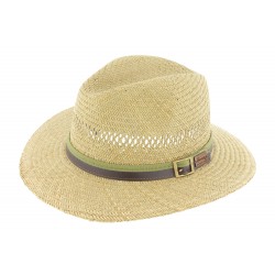 Chapeau paille Glenn naturel ceinture verte ANCIENNES COLLECTIONS divers