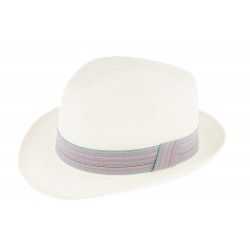 Chapeau paille Jagger Blanc et gros grain ANCIENNES COLLECTIONS divers