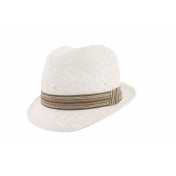 Chapeau paille James Blanc Herman headwear ANCIENNES COLLECTIONS divers