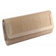 Pochette Mariage Marron Camel Ilka en sisal ANCIENNES COLLECTIONS divers