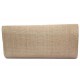 Pochette Mariage Marron Camel Ilka en sisal ANCIENNES COLLECTIONS divers