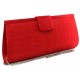 Pochette Mariage Rouge en sisal Sabine ANCIENNES COLLECTIONS divers