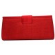 Pochette Mariage Rouge en sisal Sabine ANCIENNES COLLECTIONS divers