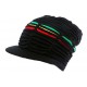 Casquette Bonnet Rasta Vert Jaune Rouge Bob ANCIENNES COLLECTIONS divers