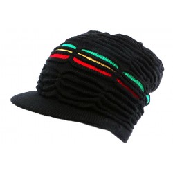 Casquette Bonnet Rasta Vert Jaune Rouge Bob ANCIENNES COLLECTIONS divers