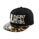 Snapback Léopard black par JBB Couture ANCIENNES COLLECTIONS divers