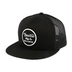 Casquette Noire Brixton Snapback filet Wheeler Mesh ANCIENNES COLLECTIONS divers