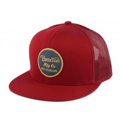 Snapback Bordeaux Brixton Wheeler Mesh Cap ANCIENNES COLLECTIONS divers