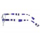 Lunettes Loupe monture Bleu Gala Dioptrie +3.5 ANCIENNES COLLECTIONS divers