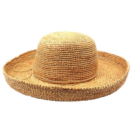 Chapeau de paille femme Beige Monetta ANCIENNES COLLECTIONS divers