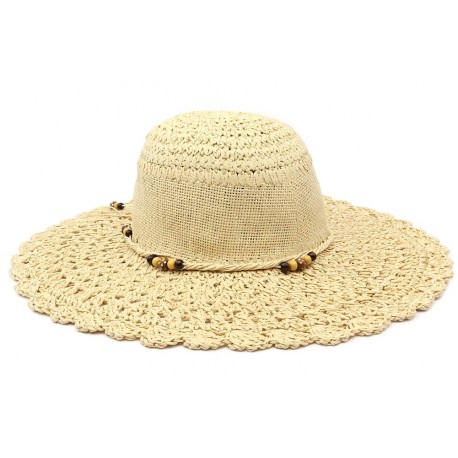 Chapeau de paille naturelle femme Lalya ANCIENNES COLLECTIONS divers