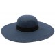 Chapeau de paille Bleu Marine Femme Clotilde ANCIENNES COLLECTIONS divers