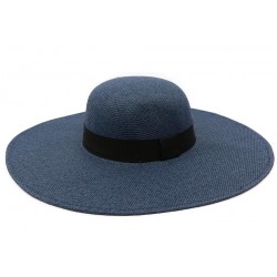 Chapeau de paille Bleu Marine Femme Clotilde ANCIENNES COLLECTIONS divers