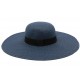 Chapeau de paille Bleu Marine Femme Clotilde ANCIENNES COLLECTIONS divers