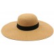 Chapeau de Paille Femme Marron Clair Clotilde ANCIENNES COLLECTIONS divers