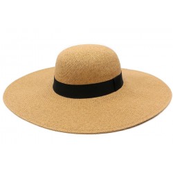 Chapeau de Paille Femme Marron Clair Clotilde ANCIENNES COLLECTIONS divers