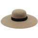 Chapeau de Paille Femme Taupe Clotilde ANCIENNES COLLECTIONS divers