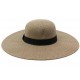 Chapeau de Paille Femme Taupe Clotilde ANCIENNES COLLECTIONS divers