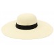 Chapeau de Paille Femme Beige Clotilde ANCIENNES COLLECTIONS divers