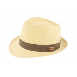 Chapeau paille Naturel Benson Herman Headwear ANCIENNES COLLECTIONS divers