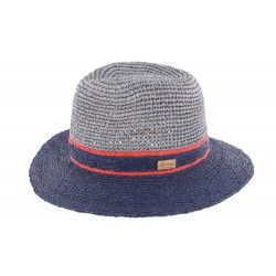 Chapeau paille Bleu Pepper par Herman Headwear ANCIENNES COLLECTIONS divers