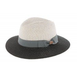 Chapeau paille Gris Chick par Herman Headwear ANCIENNES COLLECTIONS divers