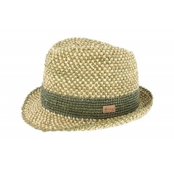 Chapeau paille Kaki Coleman par Herman Headwear ANCIENNES COLLECTIONS divers