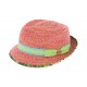 Chapeau de paille Rouge Burton par Herman Headwear ANCIENNES COLLECTIONS divers