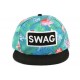 Snapback SWAG Bleu Fleurs Roses ANCIENNES COLLECTIONS divers