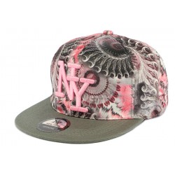 Snapback NY Grise et Rose PsyCircus ANCIENNES COLLECTIONS divers