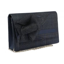 Pochette Mariage Bleu Marine en sisal Alexa ANCIENNES COLLECTIONS divers